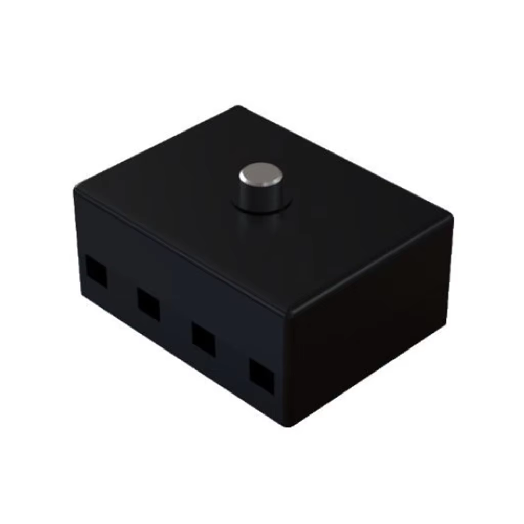Universal Fuse Holder Fuse Box 4 Way Stone Fuse with Black Cover Screw Type Transparent Screwed Cover
